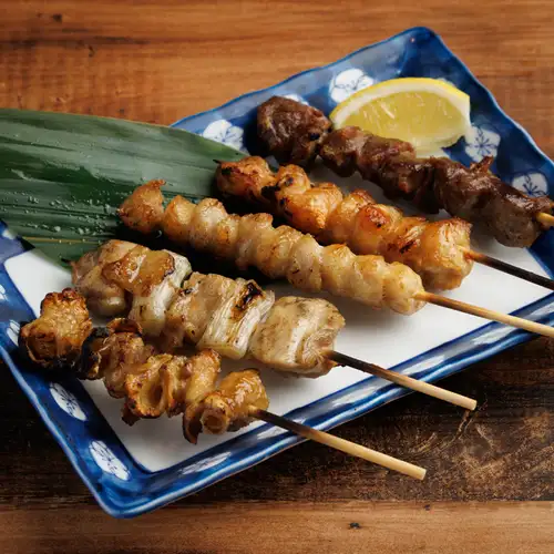 焼き鳥盛り合わせ 5本