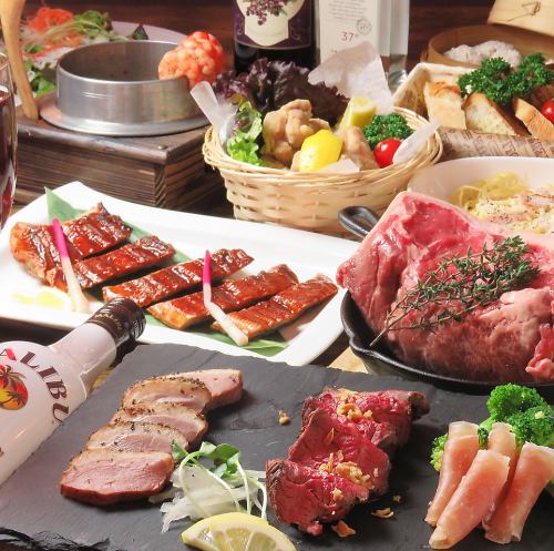The food is available in courses.★It can be used for various occasions such as various banquets.