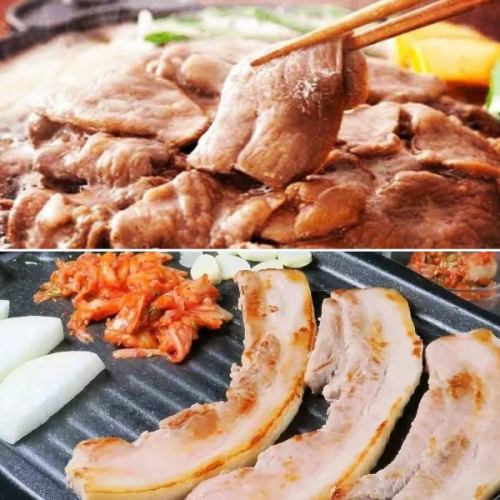May banquet plan <Samgyeopsal & Korean Genghis Khan all-you-can-eat and drink> 6,000 yen → 4,980 yen (tax included)