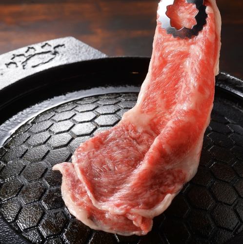 和牛焼きしゃぶサーロイン