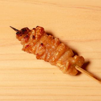 鶏皮炭火焼