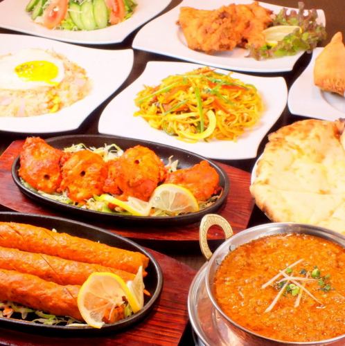 パーティーコースが4名以上の予約でお得に楽しめる♪