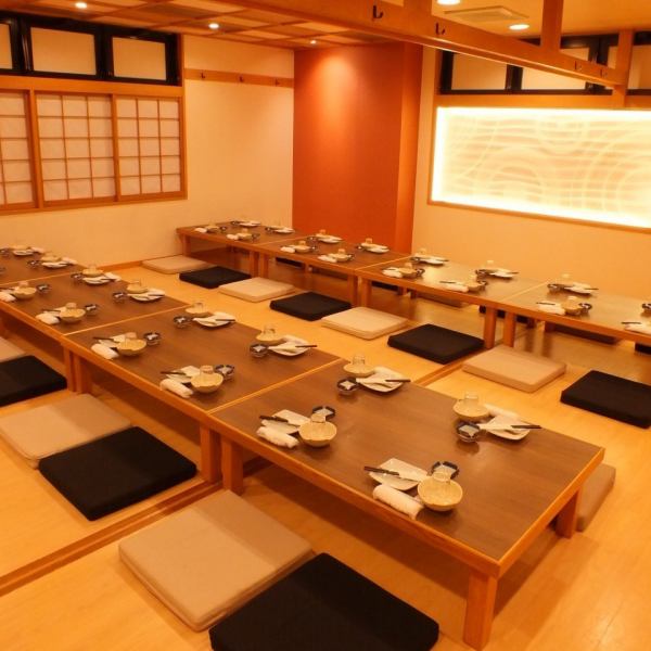 A private tatami room that can accommodate up to 50 people! Please use it for large banquets such as local banquets and company banquets.