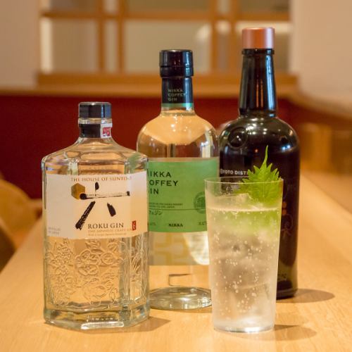 A wide variety of drink menus