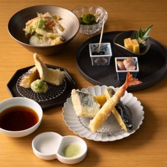 [Sales period until April 19th] Casual Tempura Course 笑emi 3,520 yen (tax included)