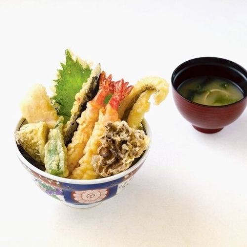 Seafood tempura bowl