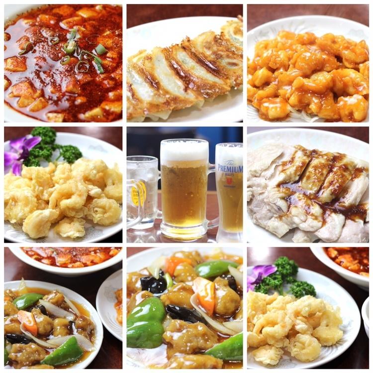 Popular Menu Authentic Chinese All-You-Can-Eat and Drink Course 150 minutes Adults 3,850 yen Children 1-12 years old x 200 yen