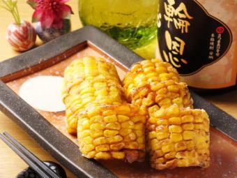 Deep-fried corn