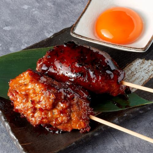  海鮮月見つくね串