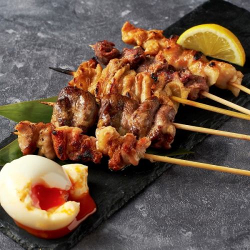  国産焼き鳥5種盛り合わせ