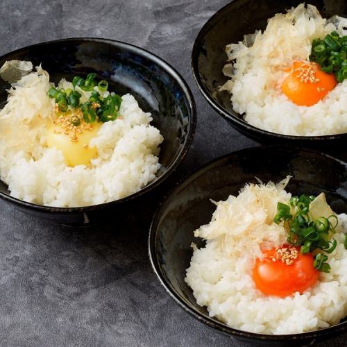  ゆずたまTKG／米っ娘たまごTKG／和たまごTKG