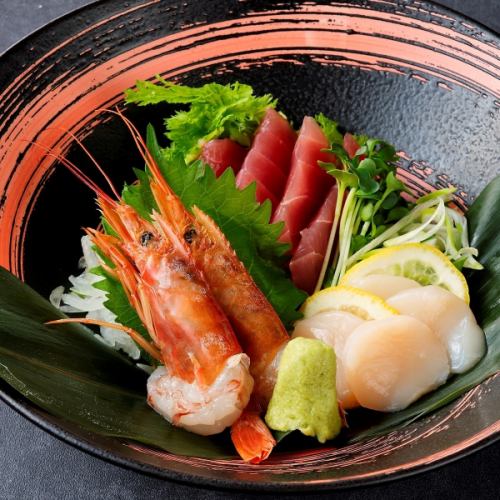 本日の刺身3種盛り