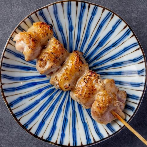 炭火国産「むねトロ」大串(2本)