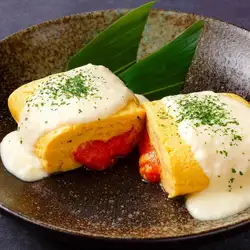 極みだし巻き「めんたいONチーズ」