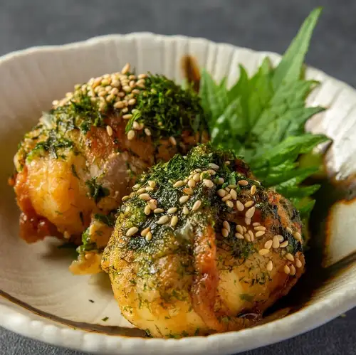 肉たま「磯辺焼風」