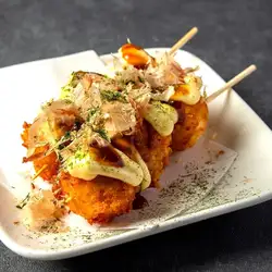 うずら串~たこ焼き風~