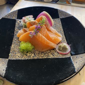 Mt. Fuji salmon sashimi