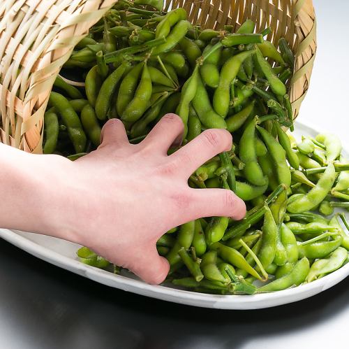 【挑戦者求む!!】枝豆のつかみ取り