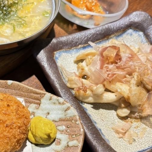 【地元食材】中野産 白しめじバター炒め