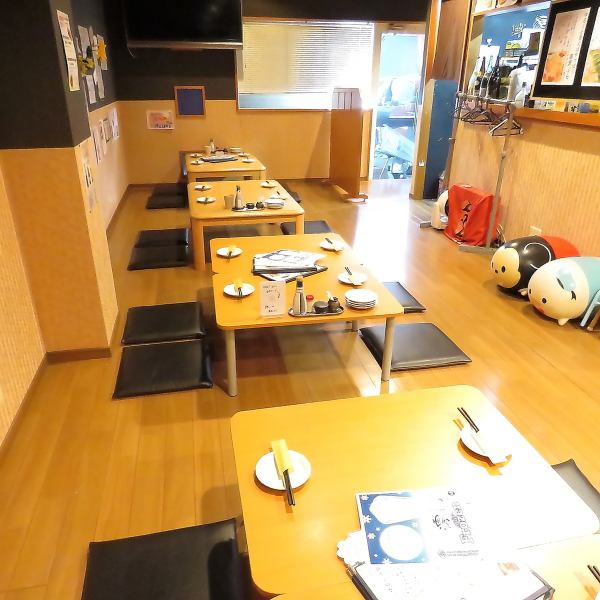 [Private accepted ◎] Seats in the tatami room can be reserved for up to 24 people ◎ In addition, you can enjoy meals while warming up because it will be a kotatsu seat in the winter ♪ It is possible to accommodate from a small number of people to a large number of people, so please Please contact us once!