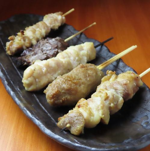 Grilled Chicken Skewers Set (5 skewers) [Limited to 15 meals]