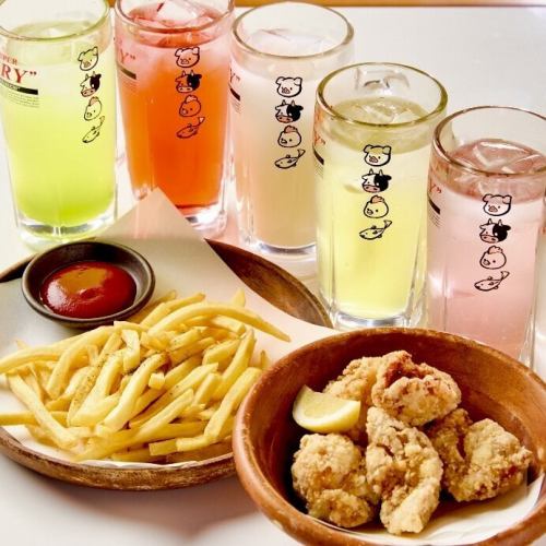 【個室確約◎2次会コース】90分食べ飲み放題◆22時以降限定 2,500円