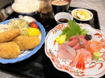 Fried Sashimi Oyster Dinner (late October to early June)