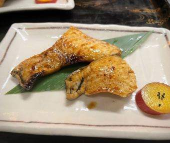 Grilled black cod marinated in miso