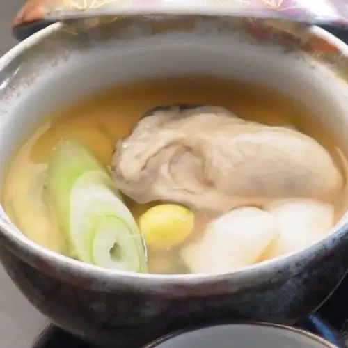 牡蛎蒸蛋羹(10月下旬至次年6月上旬)(包含在柿丘特色可选套餐中)