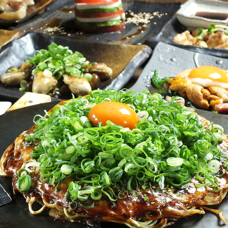 素材・麺・ねぎにこだわり鉄板焼メニューが自慢のねぎ庵。ねぎの旨味を堪能！