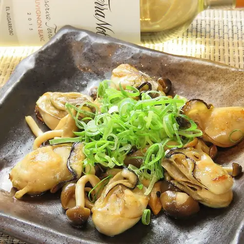 [人気]かきときのこ焼き