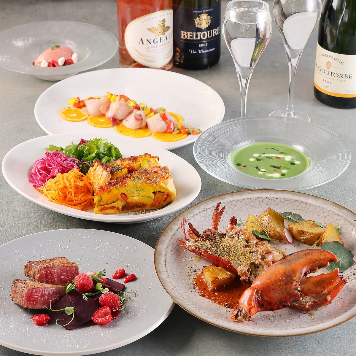 [Limited to 12/24 and 25] A 6-course Christmas dinner featuring winter flavors