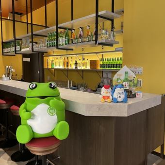 おしゃれなカウンター席