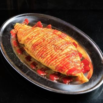 鉄板オムライス