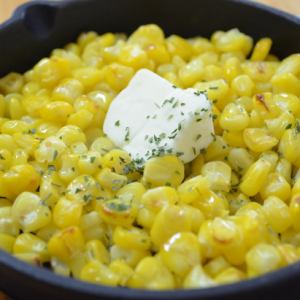 Iron plate corn butter