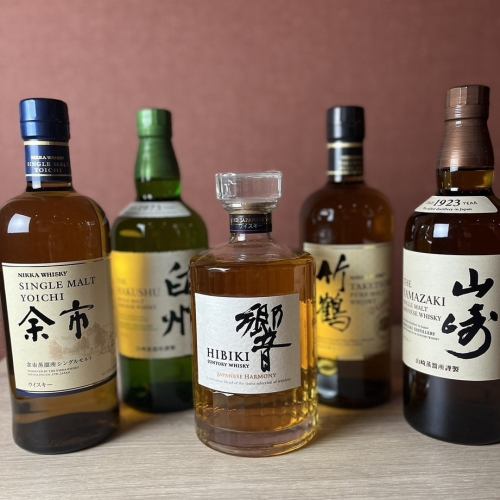 我們還有很難買到的國產威士忌。