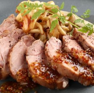 道産豚ヒレ肉のロースト~マスタードソース~