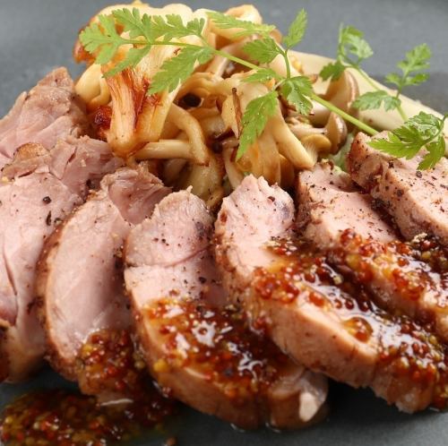 道産豚ヒレ肉のロースト~マスタードソース~
