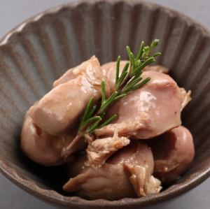 砂肝のコンフィ