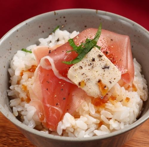 生ハムトリュフご飯