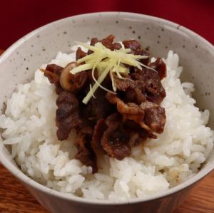 鹿肉のしぐれ煮のせごはん