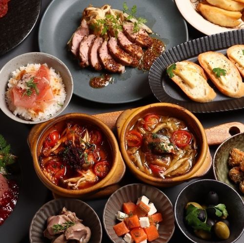 ジビエの他にもこだわりの料理の数々