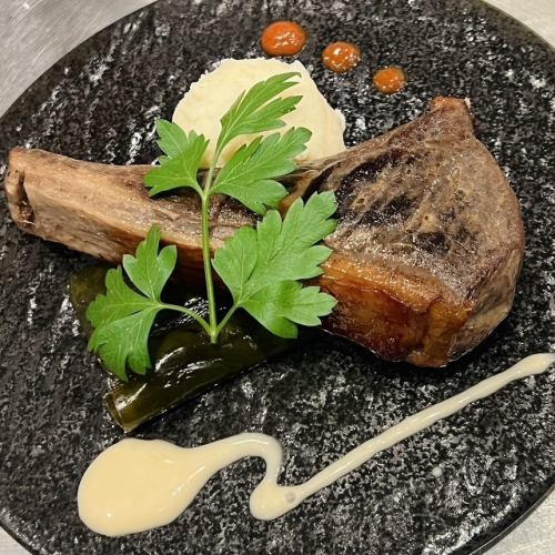 昆布締めエゾシカチョップ