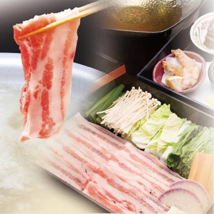 [Tanegashima Course] Individually-served dinner course where you can enjoy Kagoshima Prefecture black pork ★ 6,500 yen (tax included) with all-you-can-drink