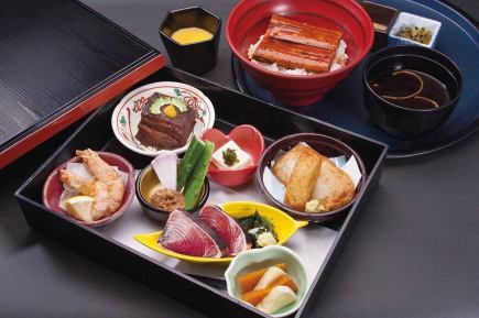 [Special Dinner] Dinner of 7 types of appetizers and Kagoshima eel rice - one drink included 4000 yen ⇒ 3500 yen