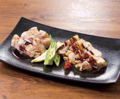 Assortment of Kagoshima black pork short ribs and loin