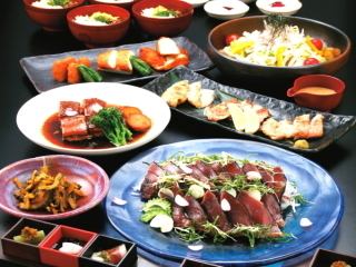 Amami Kagoshima Okinawa cuisine Authentic shochu specialty store Domestic bluefin tuna Eel Abalone Japanese black beef Kagoshima black pork Bento