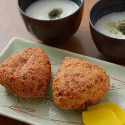 Deep-fried rice ball