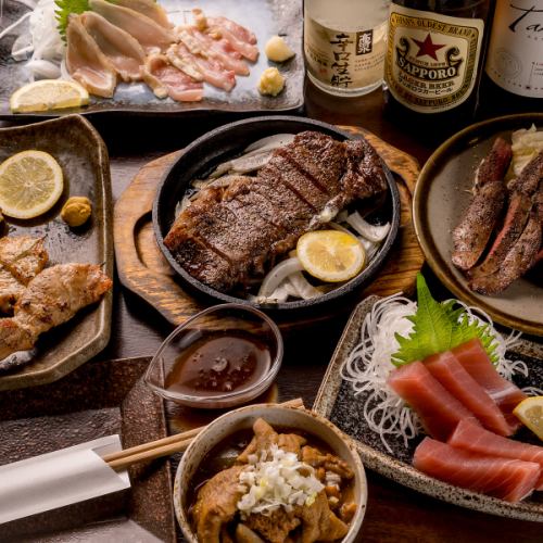 For banquets and drinking parties! 8 dishes with all-you-can-drink for 4,500 yen course!