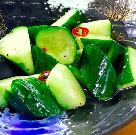 Salted cucumber